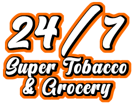 24-7 Super Tobacco & Grocery Logo